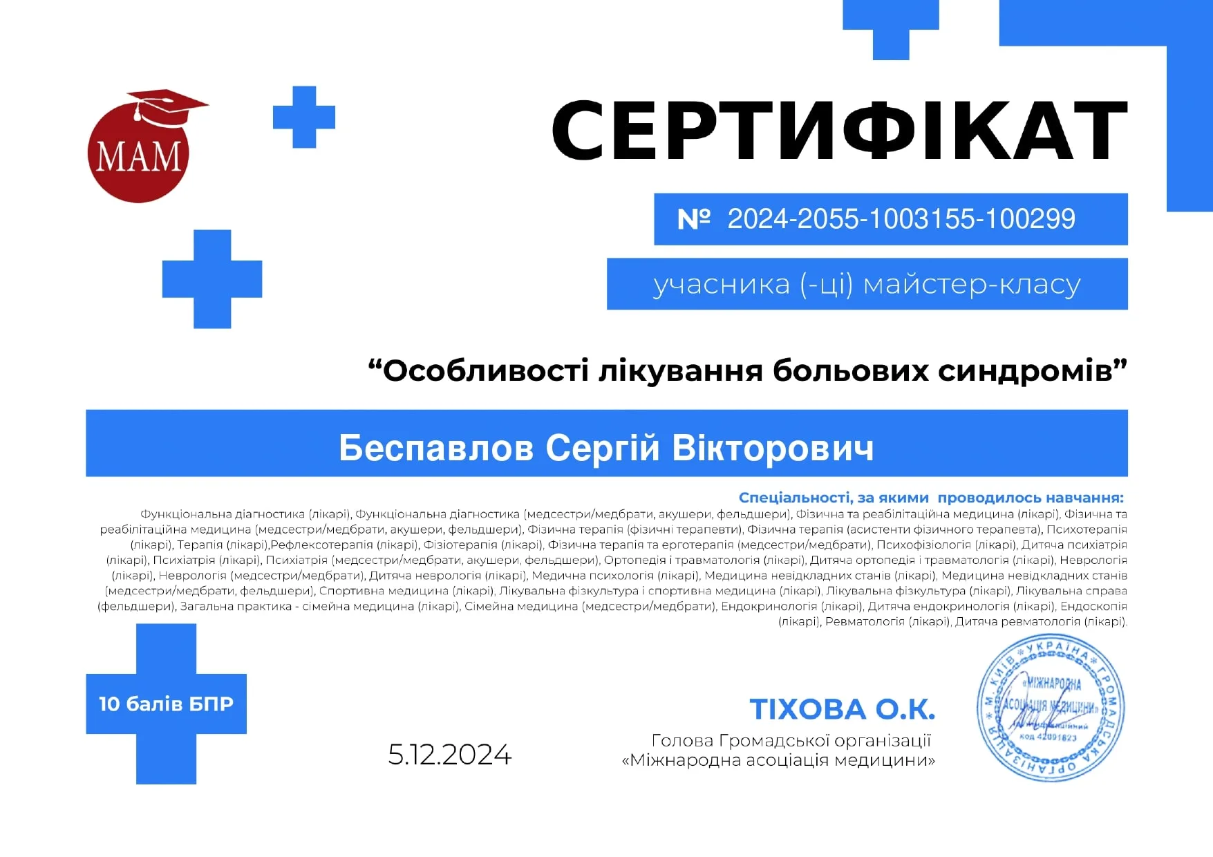 Беспавлов Сергей Викторович